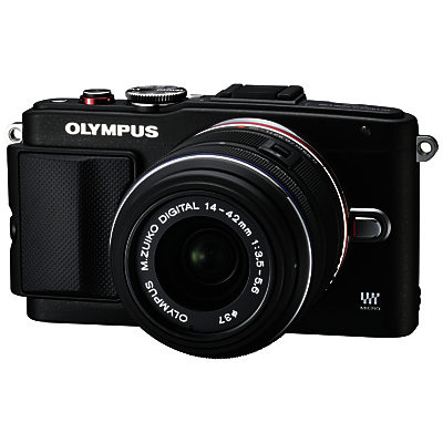 Olympus PEN E-PL6 with M.ZUIKO DIGITAL 14-42mm Lens, 16.1MP, HD 1080p, Wi-Fi, 3  LCD Vari Angle Touch Screen